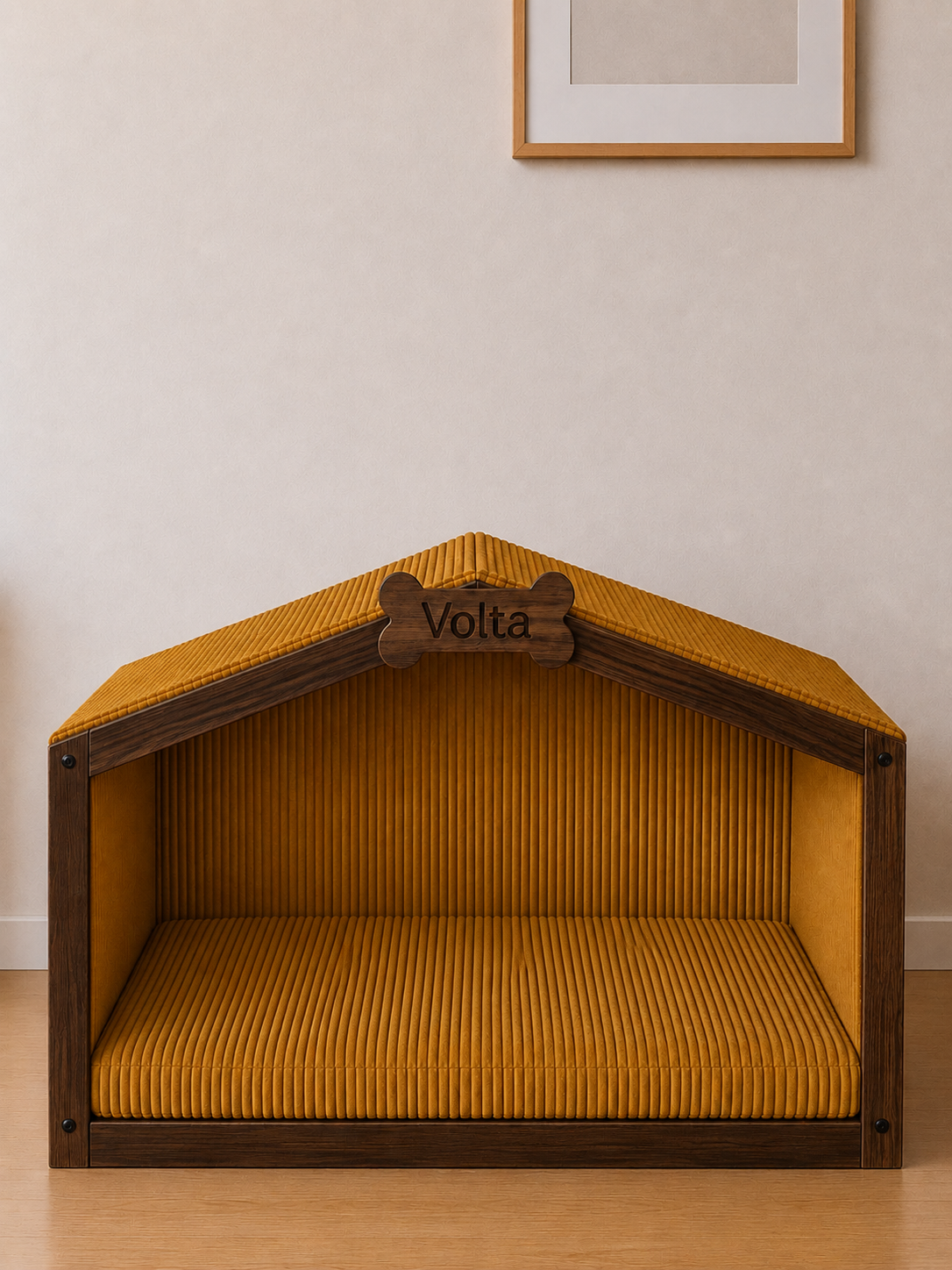 Cabane pour chien personnalisée en bois