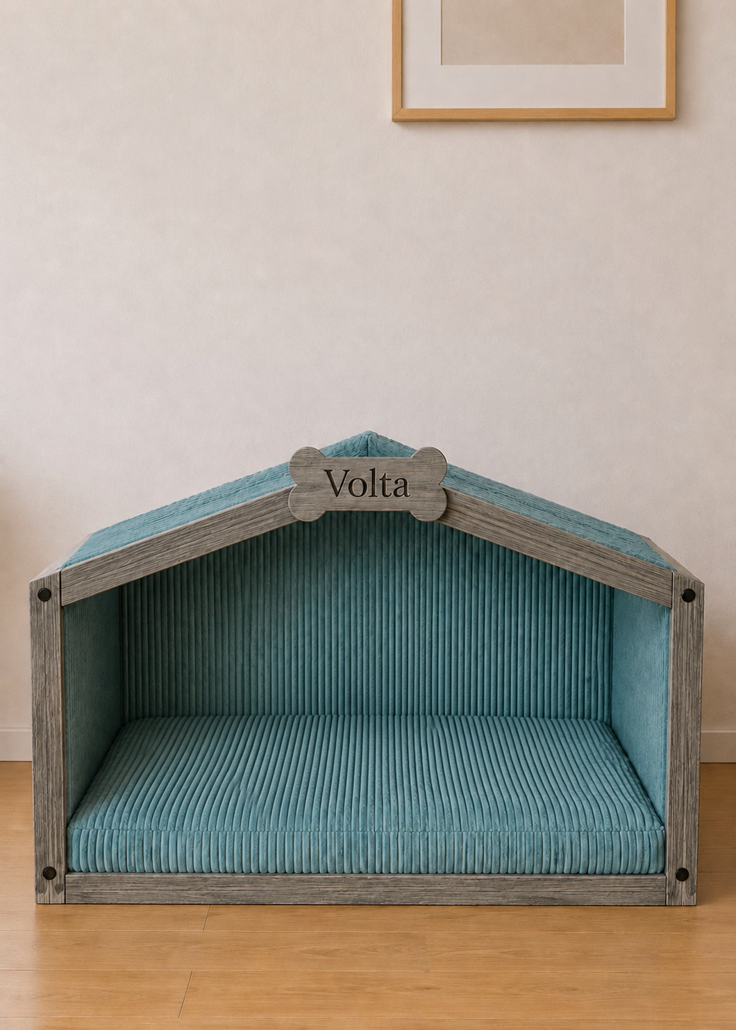 Cabane pour chien personnalisée en bois