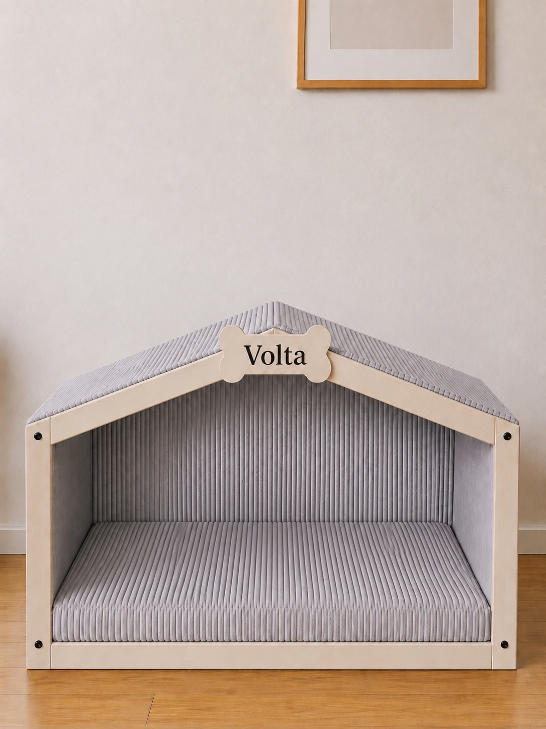 Cabane pour chien personnalisée en bois