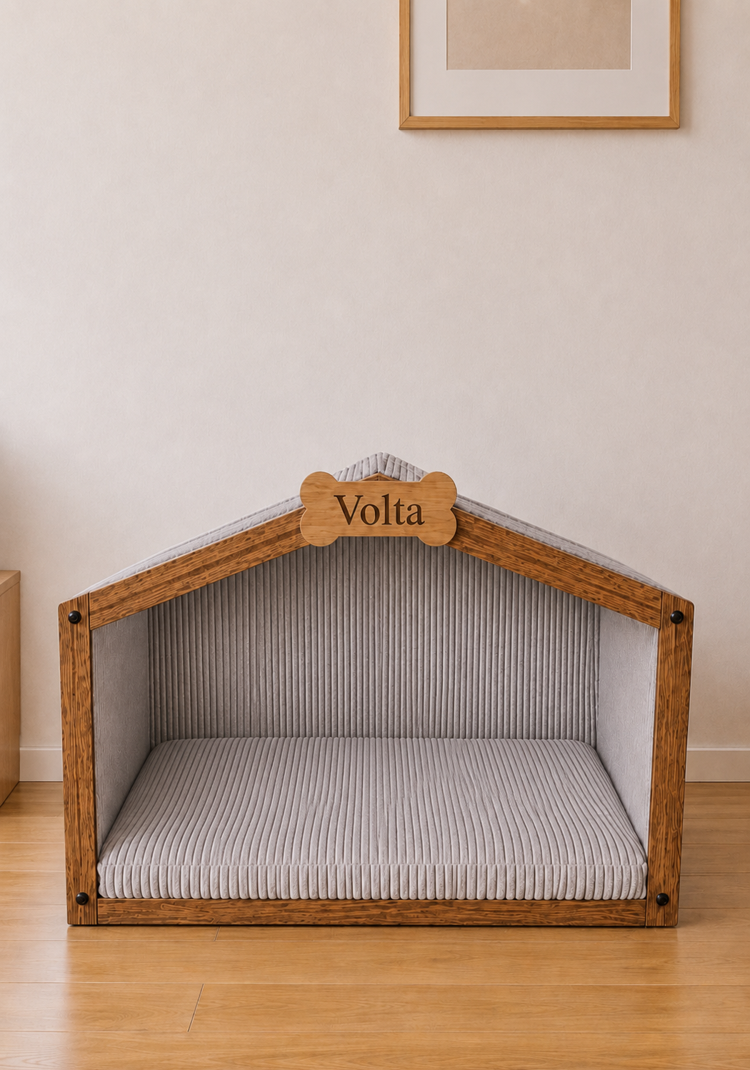Cabane pour chien personnalisée en bois