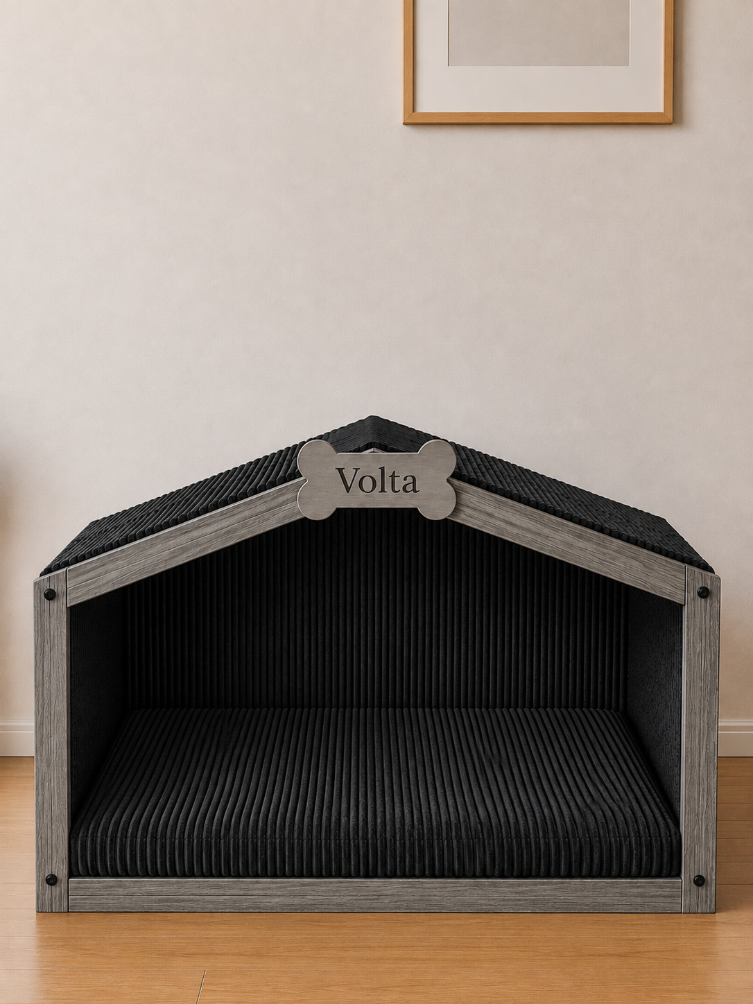 Cabane pour chien personnalisée en bois