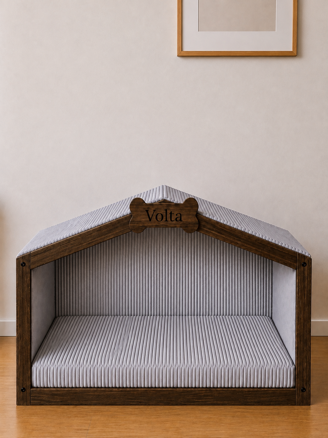 Cabane pour chien personnalisée en bois