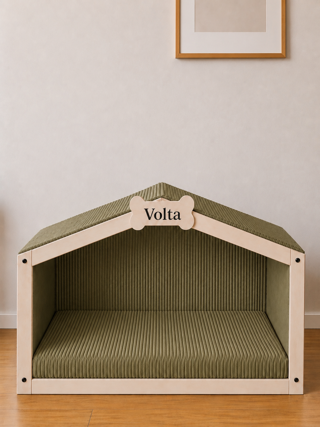 Cabane pour chien personnalisée en bois