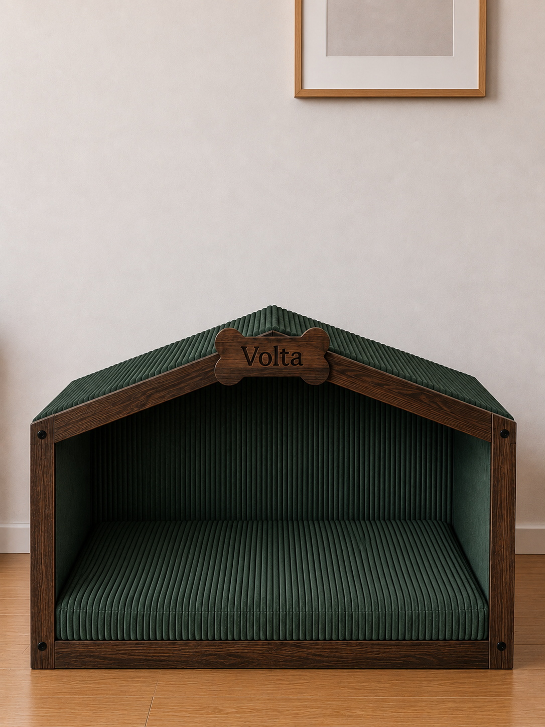 Cabane pour chien personnalisée en bois